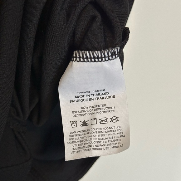 Nike Women’s Black Dri-FIT Twist-Front Sleeveless Top - Picture 6 of 8